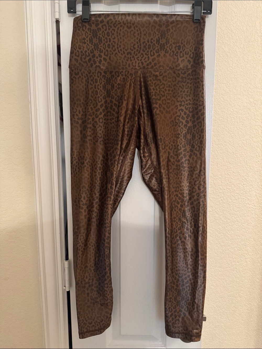 High Rise High Shine Cheetah Leggings